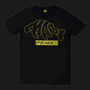 Black Mad T Shirt Old School logo